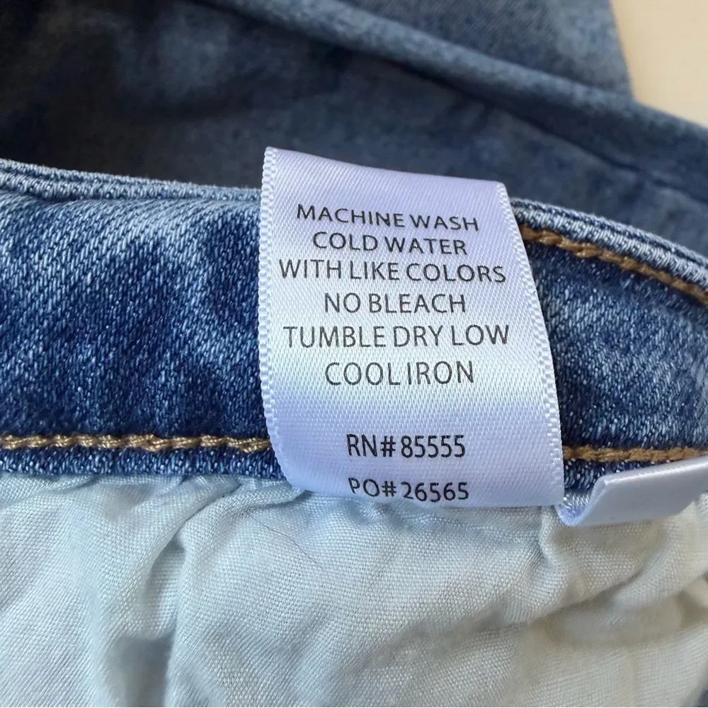 Pistola Jeans Monroe High Rise Slim Cigarette Mirage Blue Denim Size 30